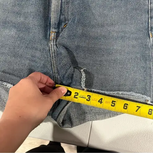 Monki (ASOS) Denim High Rise Shortie Shorts Womens Size 28/6