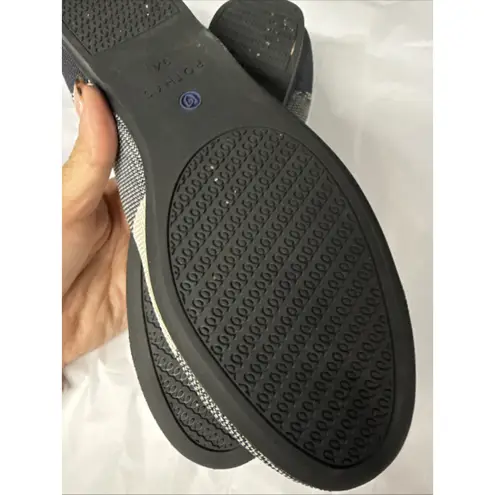 Rothys Womens Shoes Plaid Black & White Size 9.5 Slip