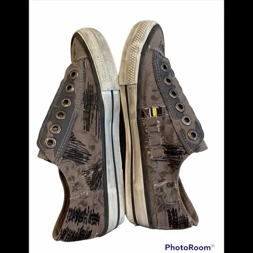 Ed Hardy  Low Top Slip On Laceless Sneakers - Image 6