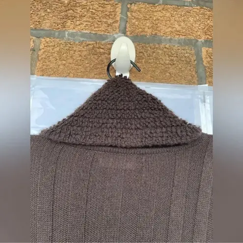 Salvatore Ferragamo Brown Wool Cashmere cárdigan medium