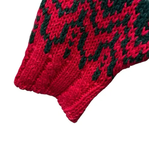 Vintage Christmas Sweater Cardigan Casual Corner Ugly Tacky Size Medium