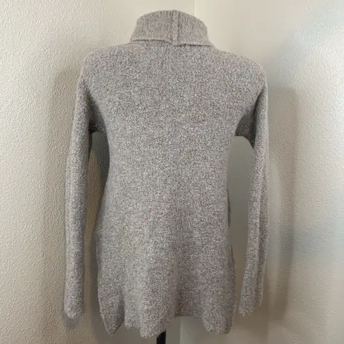 Fabiana Filippi Hi Low Sweater Turtleneck Sweater Gray Tan Made In Italy Sz S/M?
