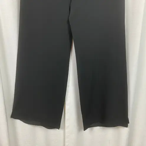 Alexis Black Brenda High Slit Wide Leg Pants Sz.L