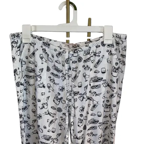 Sincerely Jules White Cotton Linen Pants italion vacation wideleg Palazzo Pants Size XL