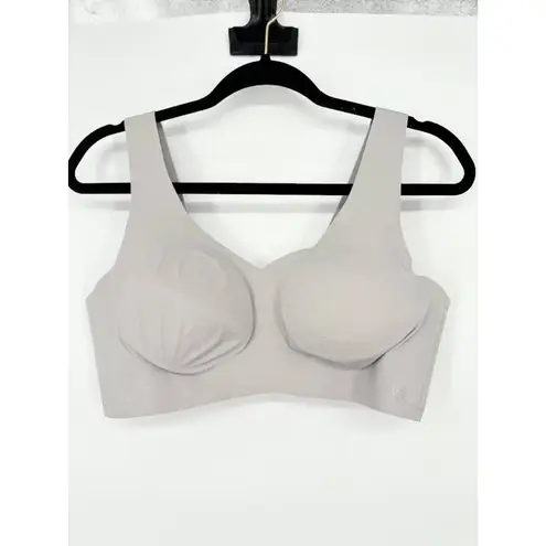 Honeylove Wireless Support Smoothing Bra Gray Soft Size XL Padded Pullover - Image 3