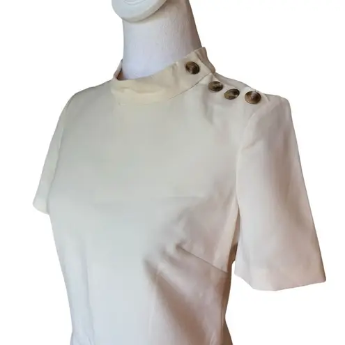 Gal Meets Glam Cream Jumpsuit Pantsuit Womens Size 4 New With Tags