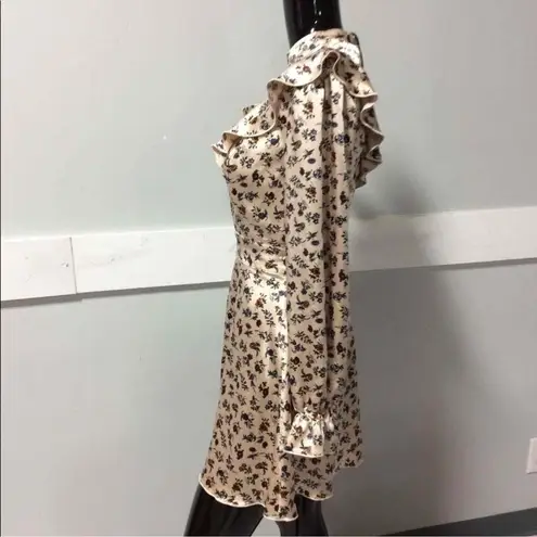 Laura Ashley x URBAN OUTFITTERS Satin Ruffle Mini Dress Baby Doll C27