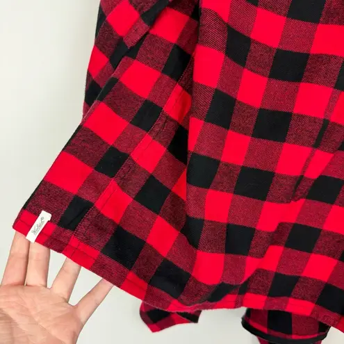 Woolrich NWT Pemberton Wrap Cardigan Sz M/L Buffalo Plaid Check Cotton