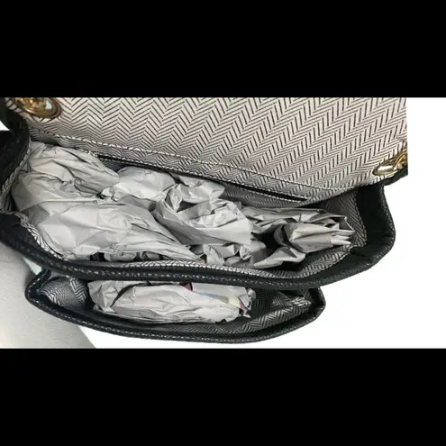 Like Dreams Black Faux Leather Chain Purse