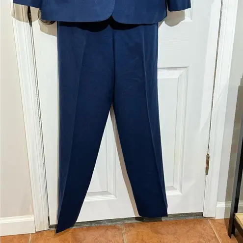Pendleton Vintage 100% Wool Blue fully lined pants/Jacket suit Women's size 12