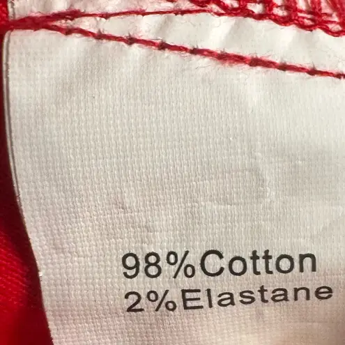 Vintage Style 1950s Pinup Retro Red Cocktail Party Dress Size Medium