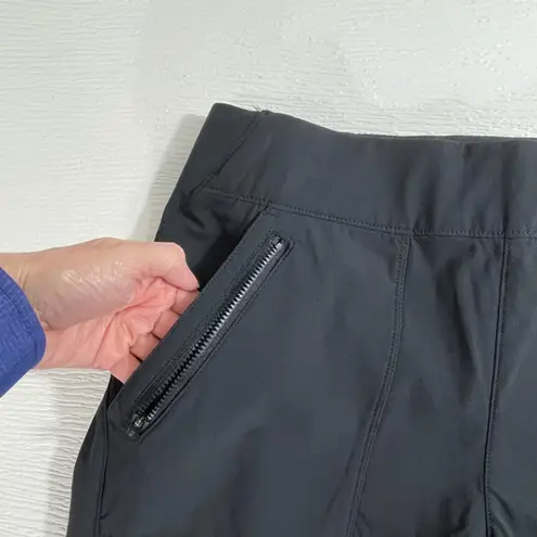 Duluth Trading Co Flexpedition Women's Black Moto Pants Size 12 Pul On