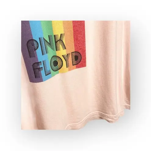 Daydreamer new ☺︎︎ Pink Floyd Rainbow Muscle Tee Tank ☺︎ Light Pink ☺︎ Small