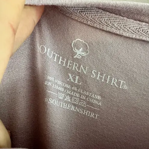 Southern Shirt Dusty Pink Long Sleeve Pocket Tee Size XL