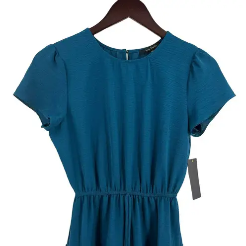 Studio Blue City Tiered Skirt Short Sleeve Dress Size XS New