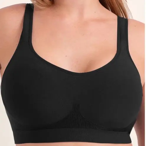 truekind Daily Comfort Wirefree Shaper Bra 4XL Black Size undefined