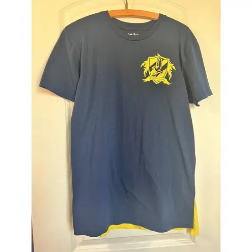 Harry Potter Ravenclaw Cape T Shirt Unisex Size Medium Navy & Yellow Blue