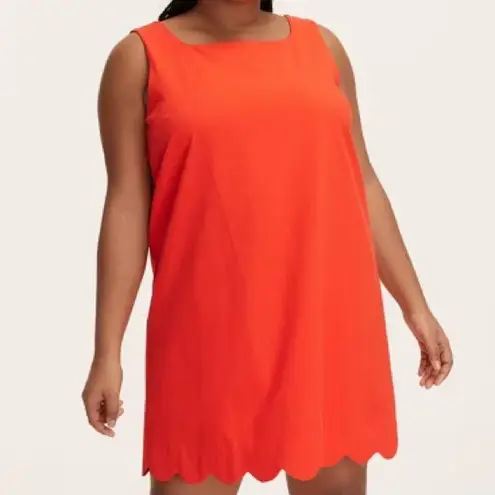 Kate Spade  Scalloped Hem Sleeveless Shift Dress - NWT!