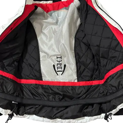 HYRA Ski Snowboard Winter Jacket Women's Medium Insulated Hand Cover White Coat