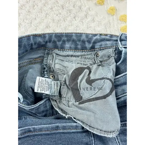 Evereve The Ever Straight High Rise Womens Jeans Size 25 Dark Wash Denim