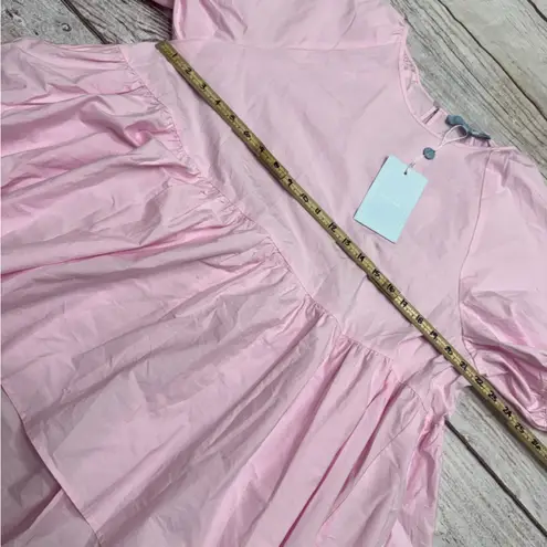 Hill House Tunic Blouse Francesca Top in Ballerina Pink Size XL NEW