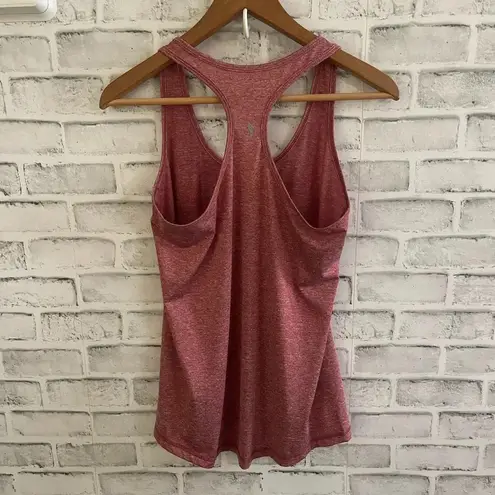 icyzone Women’s burgundy heathered racerback tank top Medium