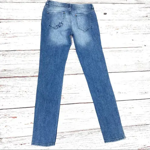 F&F  Mid Rise Stretch Skinny Jeans Blue 6