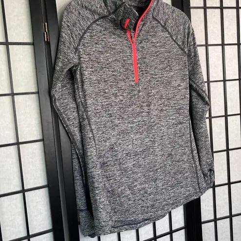 Tangerine Performance Athletic Workout Wicking Lightweight Pullover Grey Small