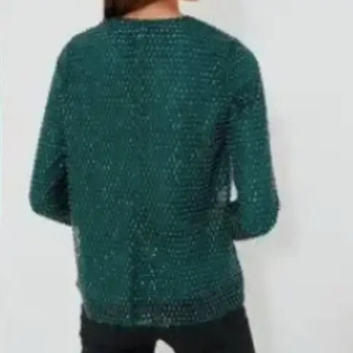 NWT Tuckernuck Hyacinth House Gemma Green Sequin Beaded Top size small