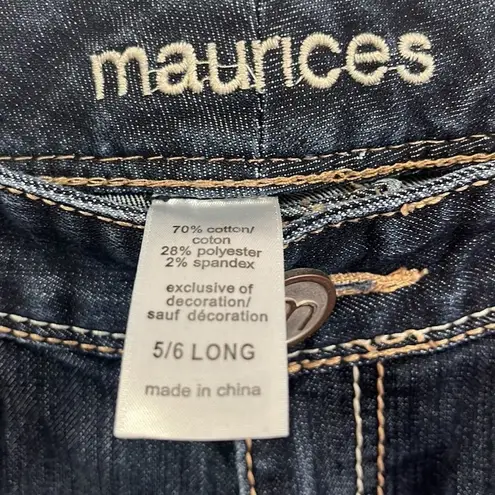 Maurice's Maurice’s M straight dark wash jean