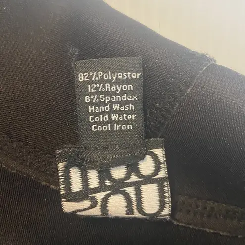 Clara Sun Woo Coat Size S Gray Black Cardigan Jacket Minimalist Scuba Open Front