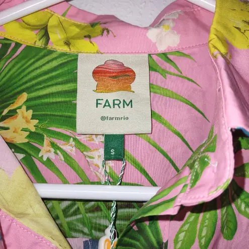 Farm Rio Printed Romper 100% Cotton NWT