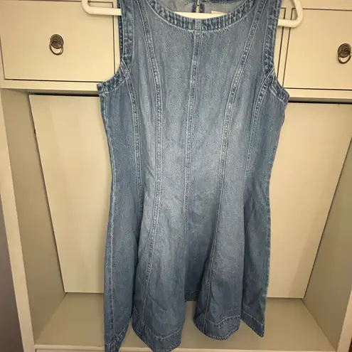 Madewell  NWT Circle Mini Dress: Airy Denim
Edition size large