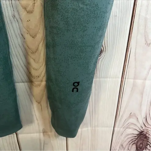 ON Running 7/8 Tights swiss engineering Women's sea green leggings Xsmall Size XS