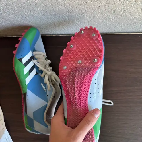 Adidas ‎ Sprintstar Track and Field Shoes Colorful Design Spikes
