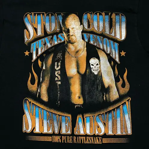 WWE Legends Stone Cold Steve Austin Texas Venom T-Shirt Size Medium