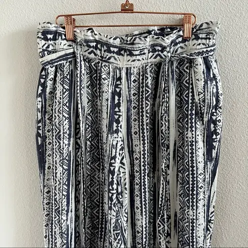 Cali 1856 Los Angeles Paperbag Linen Blend Baja Pants Printed Large