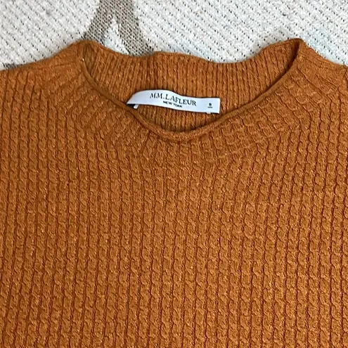 MM.LaFleur M.M. Lafleur short sleeve orange sweater