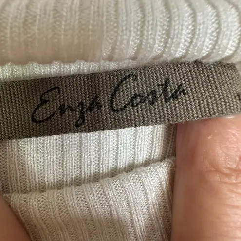 Enza Costa Silk Rib Knit Sleeveless Mock