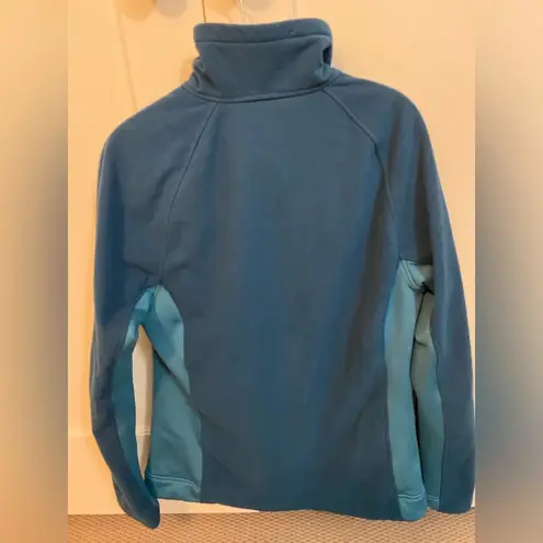 Mammut Swiss women’s fleece lined sweater / jacket. Teal. Size L Blue Size L