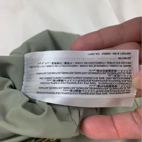 Finders size medium Sage Green Blouse Buckle Accents cosplay ren fest sheer sle