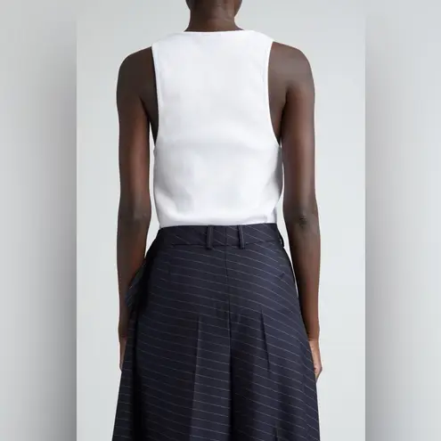 JW Anderson Anchor Logo Embroidered Tank Top M White Size M