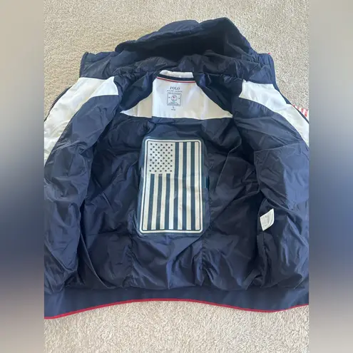 Polo 2018 USA Olympic closing ceremony Ralph Lauren down feather jacket size L