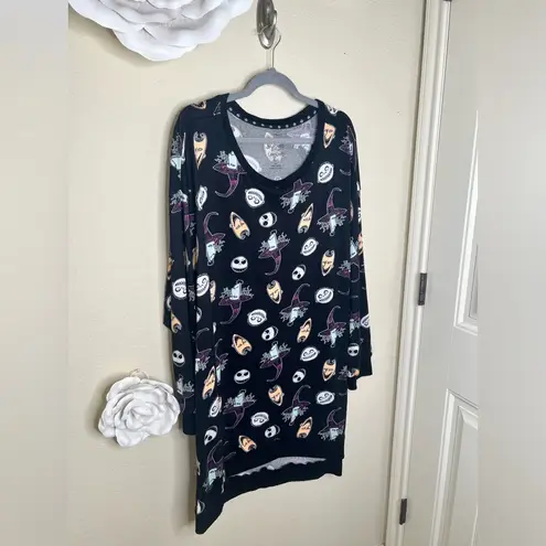 Disney NTM: Tim Burton Nightmare Before Christmas Cozy Jack Sleep Shirt Sz 2X