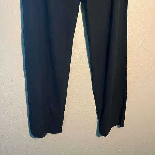 Emporio Armani Black Straight Leg Pants Sleek Design SZ 30 Designer Leggings