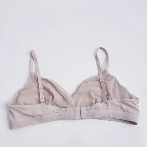 SKIMS Cream Unlined Mesh Bralette