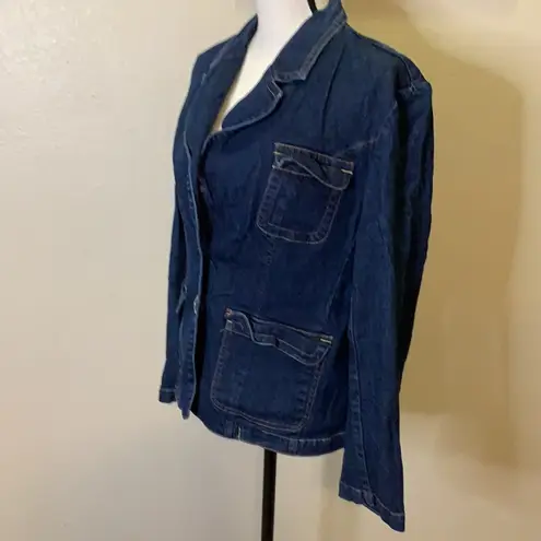 High Sierra woman’s XL denim blue Jean jacket