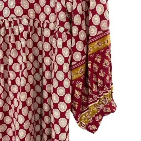 Velzera Women’s Boho Peasant Tunic Dress