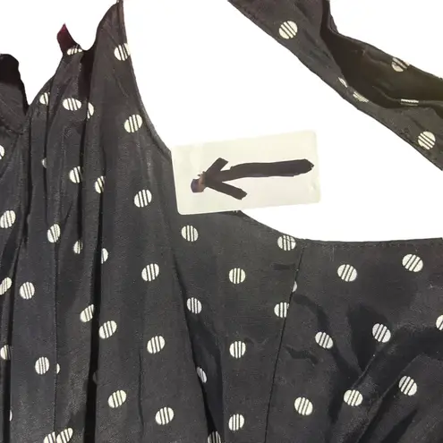 Jonathan Martin Jumpsuit Polka Dot Button Front Sleeveless Black Size M* - Image 11