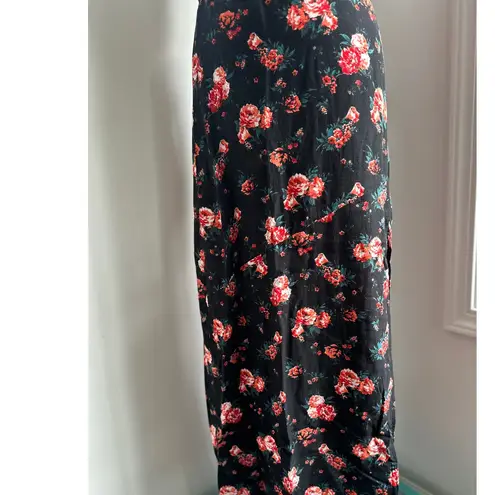 Rat & Boa Sz Small Floral Maxi Dress Romantic Sultry Boho Feminine Sexy Glam